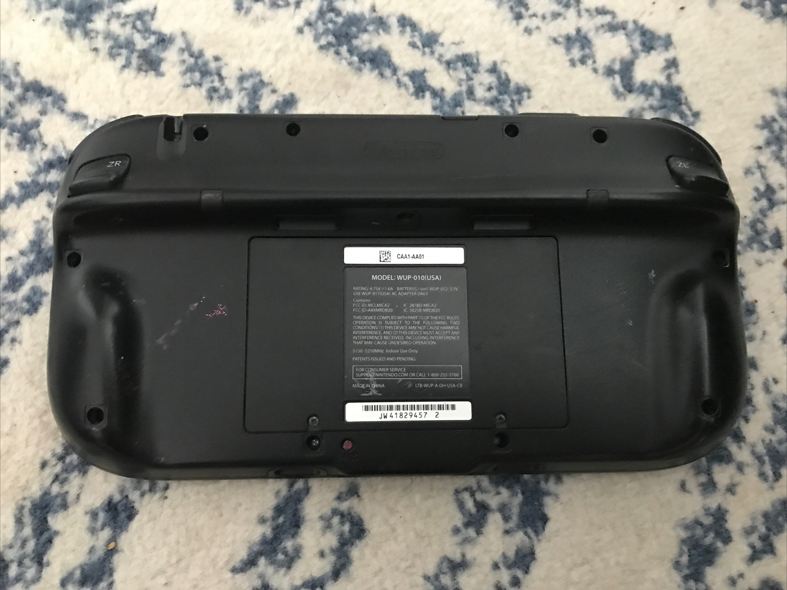 (FOR PARTS/REPAIR) Nintendo Wii U GamePad Black eBay