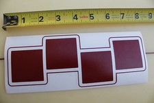 FOURSQUARE Snowboards Four Square Black Flag Snowboarding STICKER Window DECAL