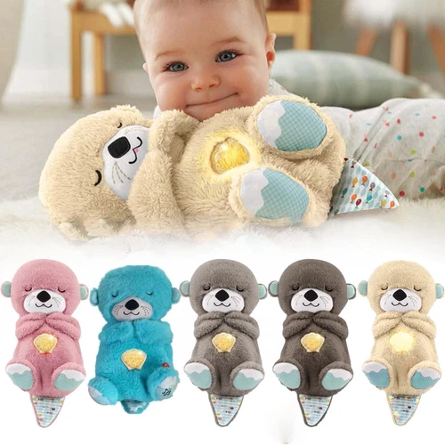 Oso de peluche musical LED máquina de sonido música luz y movimiento de respiración rítmica - Imagen 2 de 39