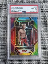 2022 Panini Select UFC Paddy Pimblett Mezzanine Tie-Dye RC /25 PSA 10 