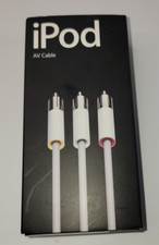 Apple iPod AV Cable Composite RCA to Analog Auxiliary M9765G/B Original OEM