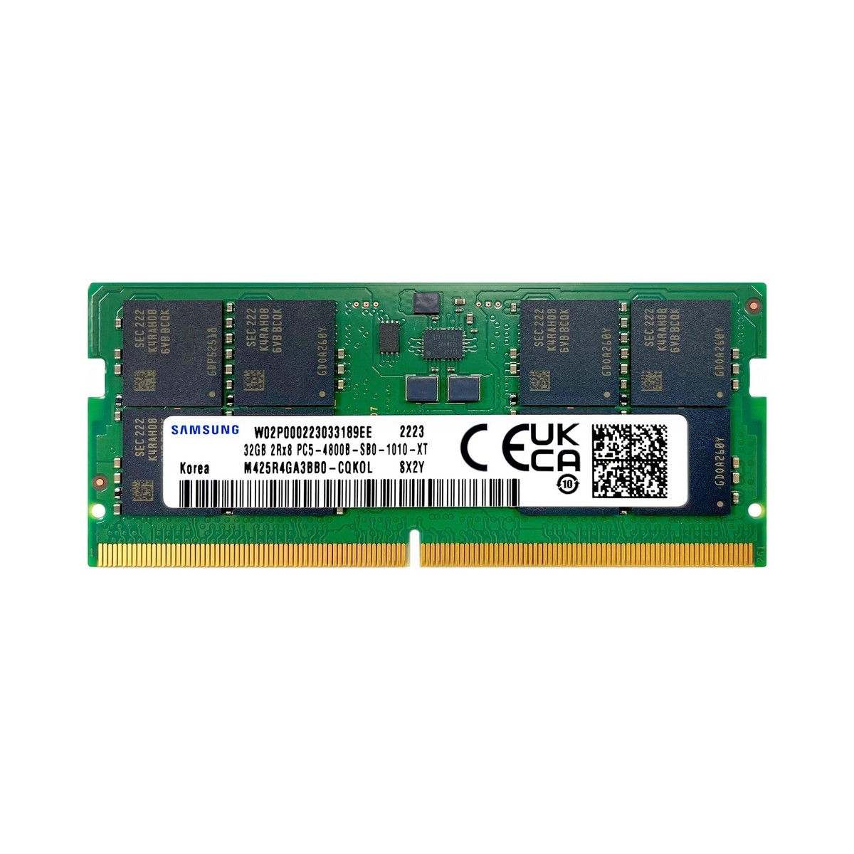 DDR5 32GB PC5-38400 PC5-4800 ② A-Tech 32GB DDR5 4800MHz SODIMM PC5-38400 Non-ECC Unbuffered CL40