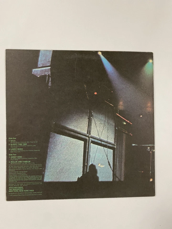 Cream 12" Vinyl Record Single Original 1970 Atco Release  - Image 2 of 4