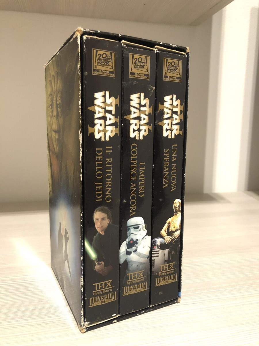 cofanetto GUERRE STELLARI Star Wars TRILOGIA 2000 VHS BOX SET
