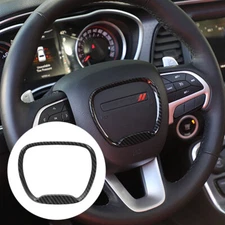 Steering Wheel Trim Emblem Kit Decal Sticker Cover for 2014-2019 Dodge Durango