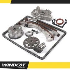 Timing Chain Kit w/ Oil Pump for 00-08 Toyota Corolla Pontiac 1.8L 1ZZFE Engine 