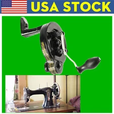 Hand Crank Fit for Singer Treadle Spoke Wheel Machines 15 127 128 66 99 Black US
