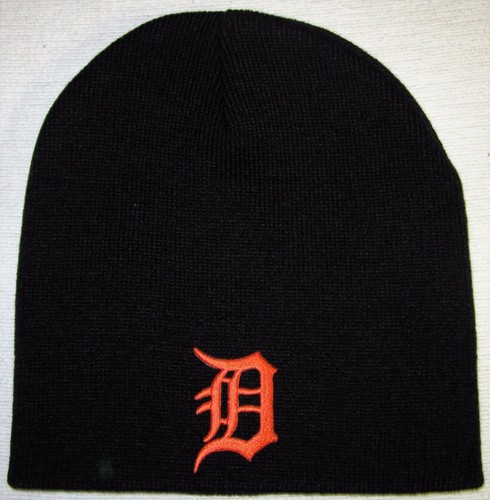 Detroit Tigers Beanie ~SKULL CAP ~HAT ~CLASSIC MLB PATCH/LOGO ~7 Colors ~NEW - Picture 2 of 9