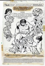 THE INCREDIBLE HULK # 253 PAGE 1 SPLASH 1980 MARVEL SAL BUSCEMA STRIKING