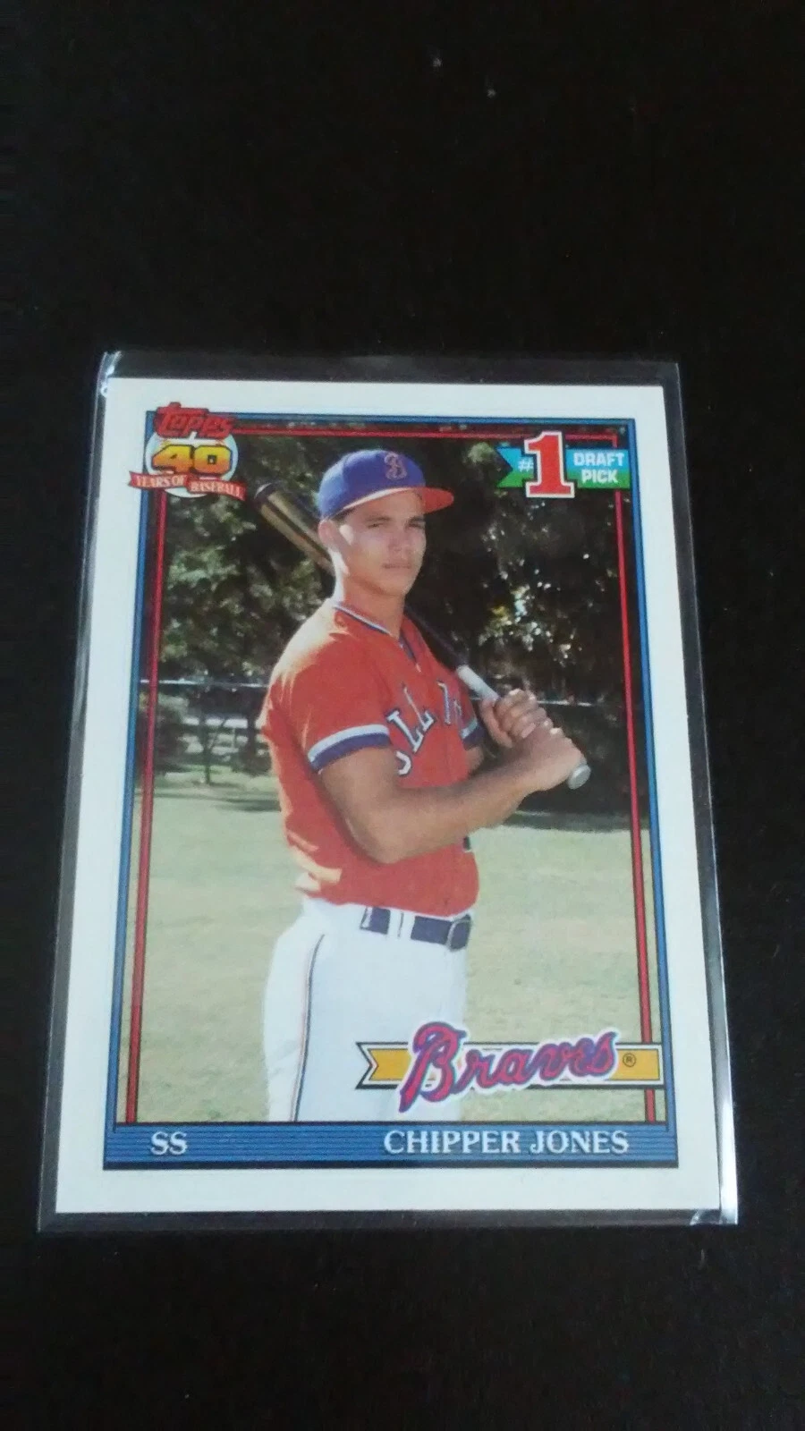 Chipper Jones trading card