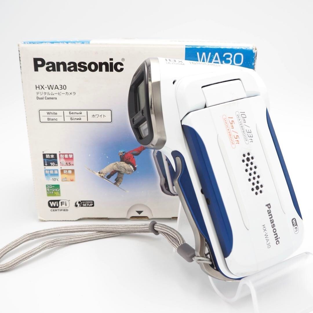 Panasonic HX-WA30 ビデオカメラ本体 ホワイト Panasonic HX-WA30