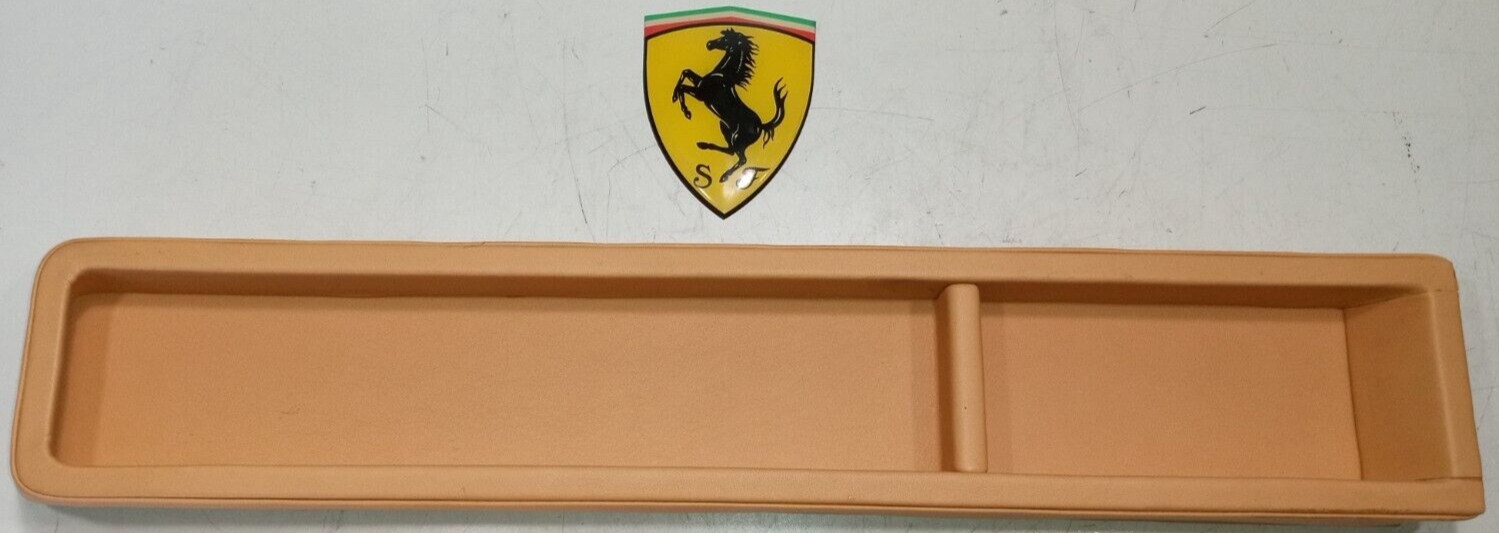 Ferrari Center Console Tray Insert Change Trim Panel_Leather_NEW_GENUINE