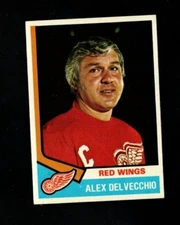1407* 1974-75 Topps # 222 Alex Delvecchio NM