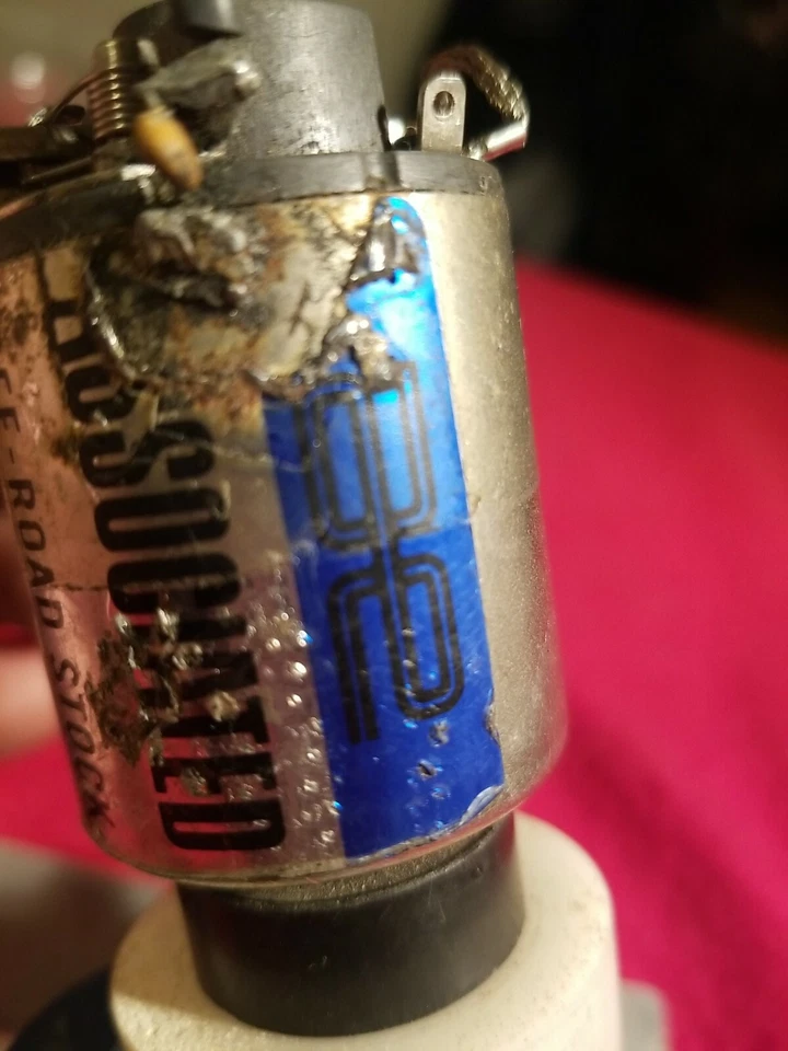 VINTAGE Team Associated BRUSHED MOTOR stock RC10 East Edinger Santa Ana CA RUNS! - Image 2 of 4