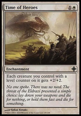 rise of the eldrazi mtg card 4x Time of Heroes Rise of the Eldrazi MtG Magic White Uncommon 4 x4 Card  Cards