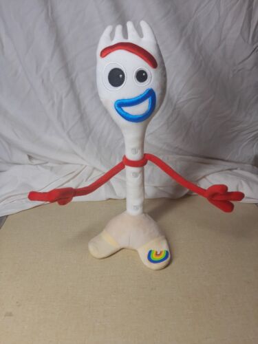 Disney Store Toy Story 4 Forky Soft Plush Bonnie Cute Bendable *No Tush Tag* - Picture 1 of 3