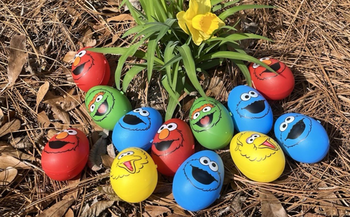 12 Easter Egg Sesame Street Easter Eggs Big Bird Cookie Monster Elmo Eggs S37 - Picture 2 of 15