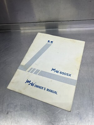 ORIGINAL KAWASAKI JET SKI OWNERS MANUAL 650SX 99920-1495-01 JS650