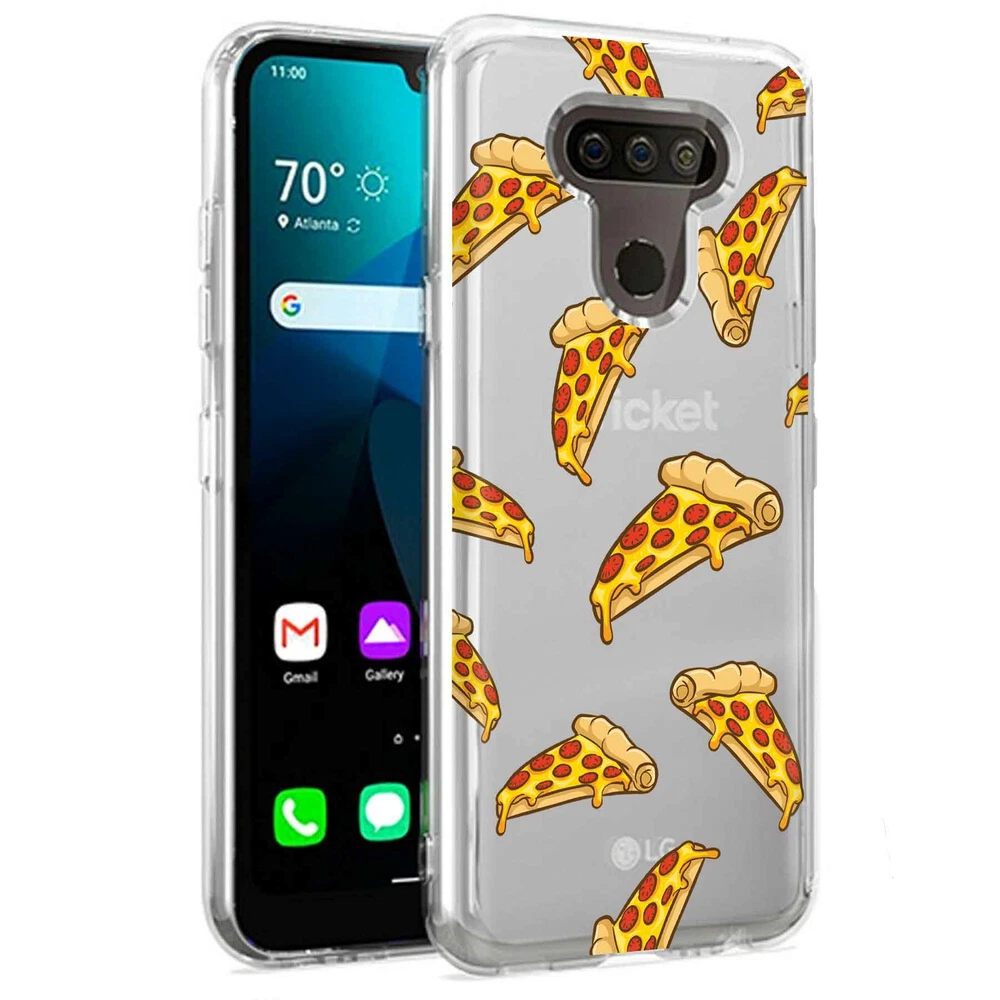Phone Case for LG Harmony 4,Xpression Plus 3,K40S, Yummy Pizzas Print