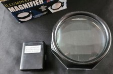 Jobar Illuminated Handheld Magnifier 5X Lighted Reading Maps Stamps Coins