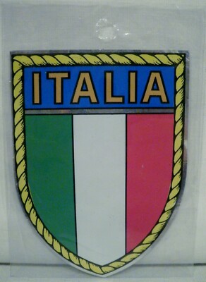 Italia Flag Decal Sticker