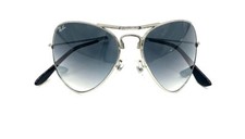 Ray Ban Sunglasses Aviator Fold 3479 Silver Gradient Grey 003/32 Non Polarized