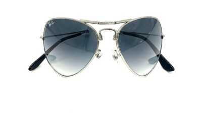 Ray Ban Sunglasses Aviator Fold  3479 Silver Gradient Grey 003/32 Non Polarized