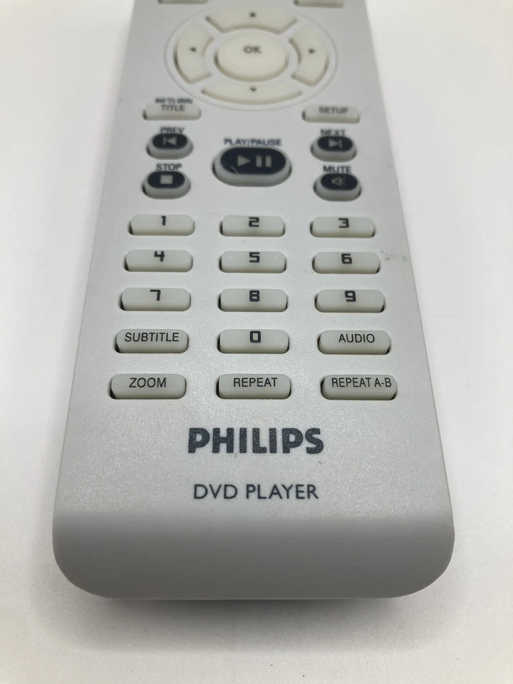 PHILIPS - Télécommande D’origine Philips 3141 0793 6321 Pour DVD DVP-3140 - Photo 3/4
