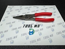 Snap-on Tools USA NEW RED 7" Talon Grip Long Nose Slip Joint Pliers LN46ACF