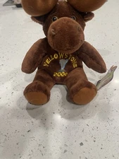 Plush Brown Moose YELLOWSTONE The RGU Group 9 Inches Souvies NEW with tags