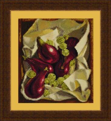 Cross stitch kit Still life 21,6x25,3cm Aida 16ct embroidery needlepoint kit