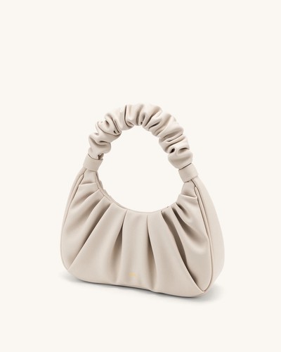 BOLSO DE MANO JW PEI GABBI RUCHED HOBO - MARFIL - Imagen 3 de 13