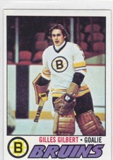 1977/78 TOPPS..GILLES GILBERT..CARD # 125..BRUINS..FREE COMBINED SHIPPING