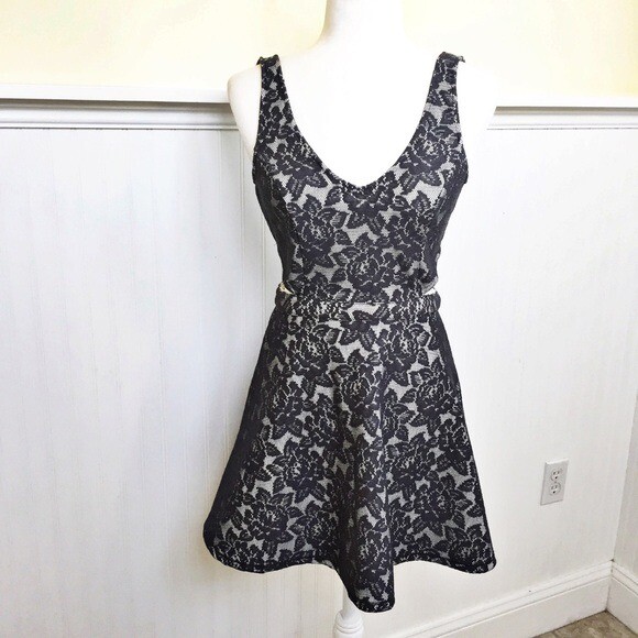 abercrombie lace skater dress Abercrombie & Fitch Lace Adjustable Strap