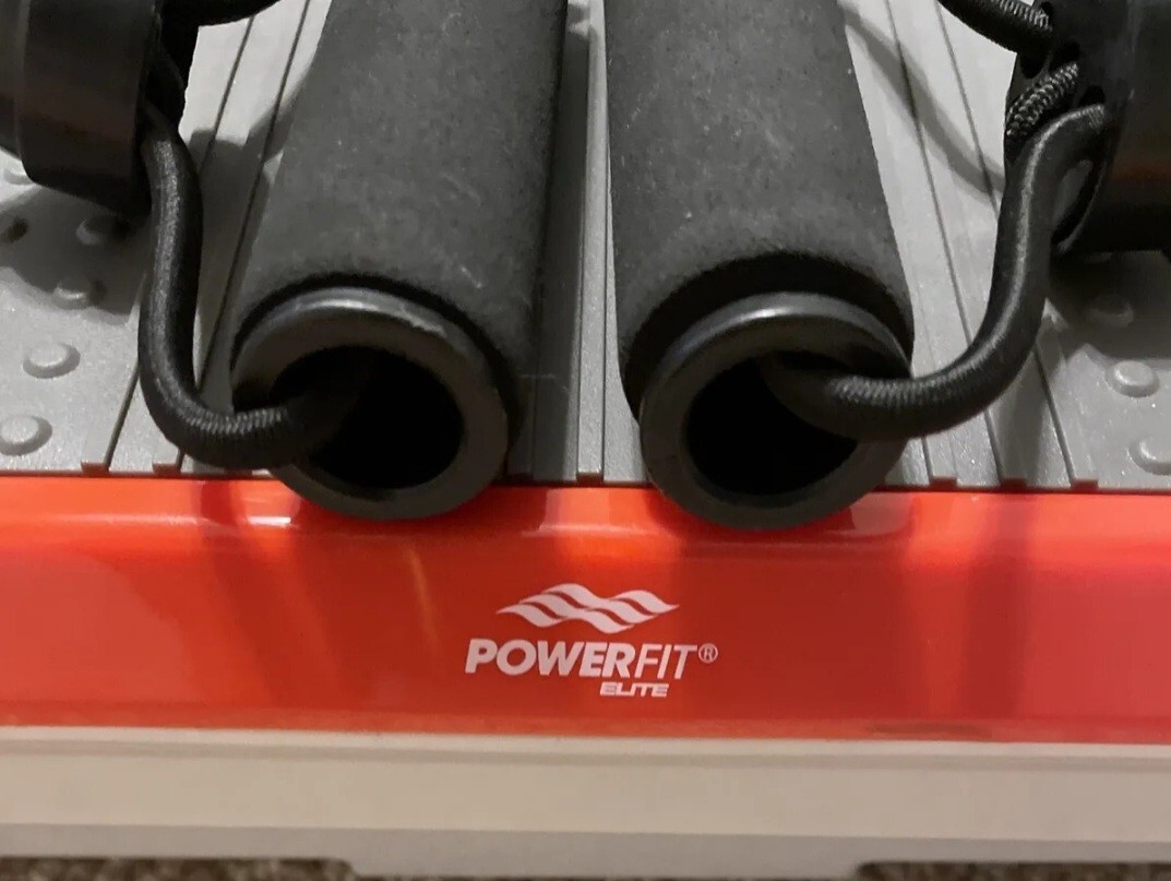 Power Fit Elite Deluxe Vibration Plate Exercise Machine w/Resistance