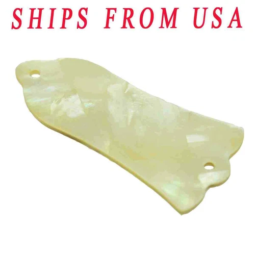 Yellow Pearl Guitar Truss Rod Cover w/ 2 Holes Fits Gibson Les Paul