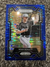 2024 Panini Prizm Noah Schultz #297 (RC) Blue Ice Prizm 43/75