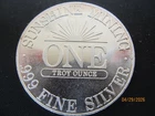 1982 sunshine mining one troy ounce .999 fine silver
