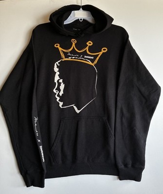 Muhammad Ali x Bangarang NYC Collab Pullover Hoodie Size Medium 21 x28 