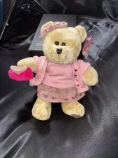 NWT - Starbucks Coffee Company 59th Edition Bearista Pink Plush Bear - 2007