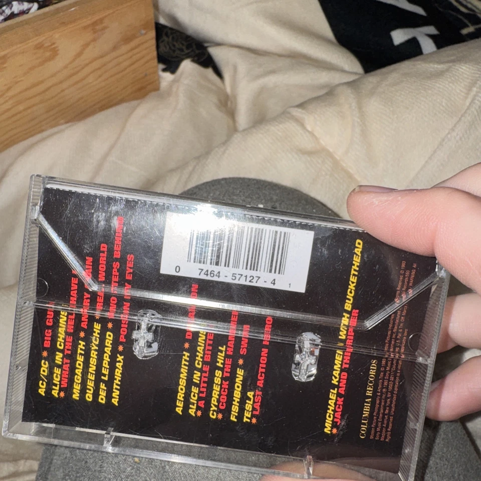 Last Action Hero Soundtrack Cassette Tape 1993. Alice In Chains, Megadeth CT - Image 2 of 2