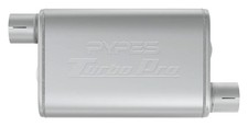 Pypes Mvt10 Muffler - Turbo Pro - 2-12 In Offset Inlet - 2-12 In Offset