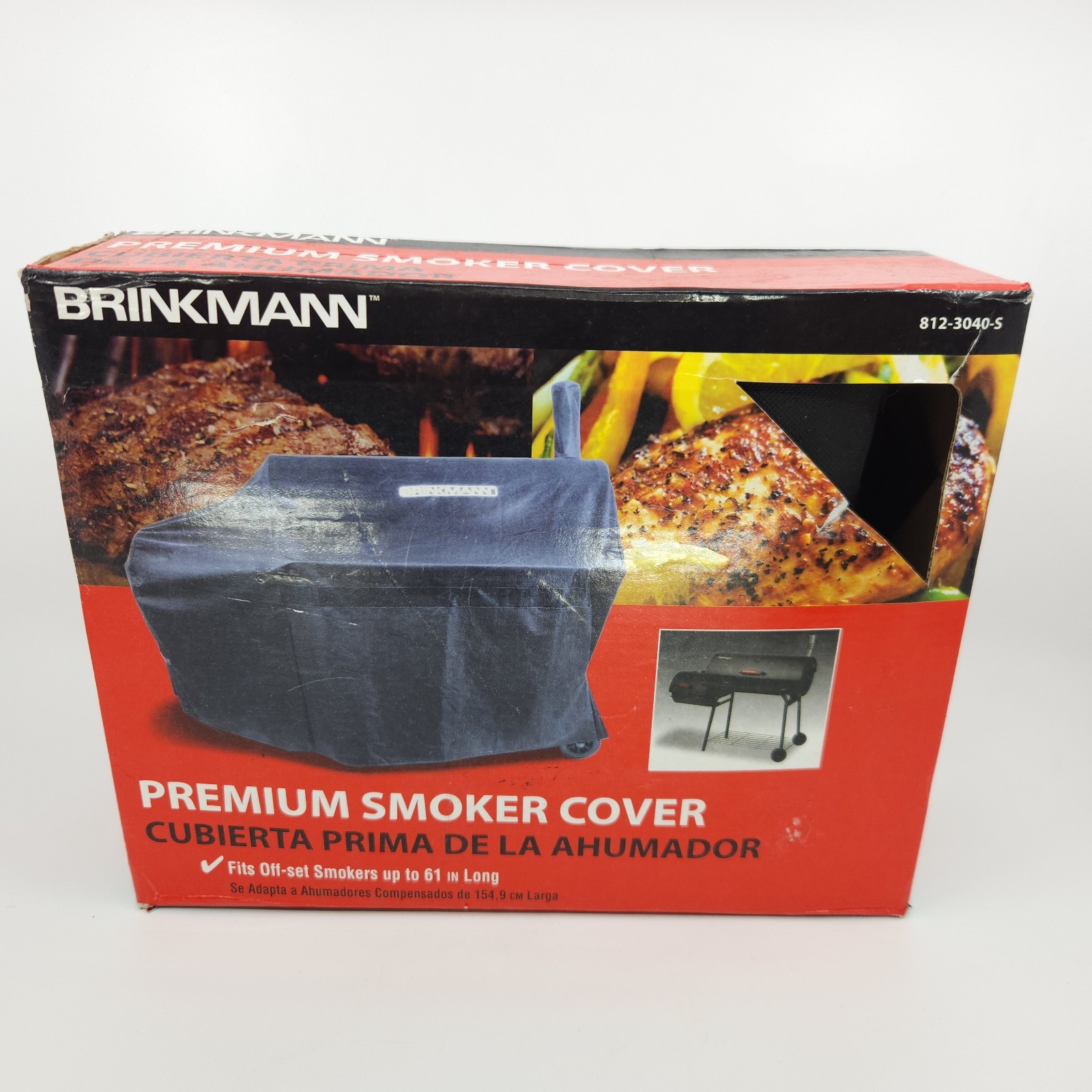 Brinkmann Premium Smoker Cover With Stack Cover - 60 Inch - 