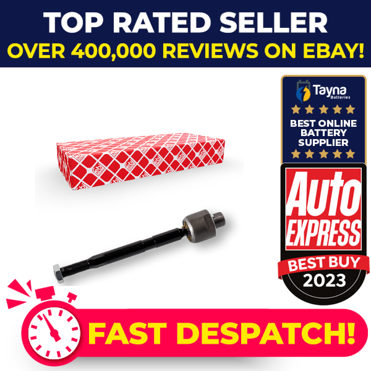 Inner Rack End 34773 Febi Tie Rod Joint 53011SMGE01 Genuine Quality Guaranteed