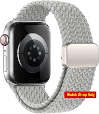 Braided Nylon Sport Loop Band Magnetic Clasp 38mm 40mm 41mm 42mm 44mm 45mm 46mm