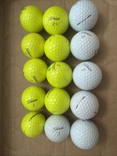 15 assorted Titleist ProV1 used golf balls 3A/4A/5A Condition