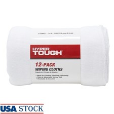 All Purpose Cleaning Wiping Cloths Absorbent Reusable Multi-use 12 Pack Towels