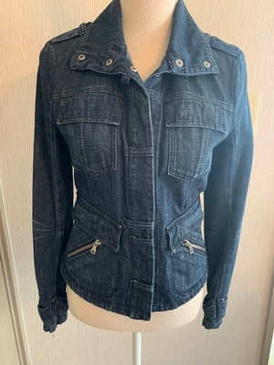 Max Mara Women Jacket Co Denim G Jean Limited Edition VHTF Popular Products Fash