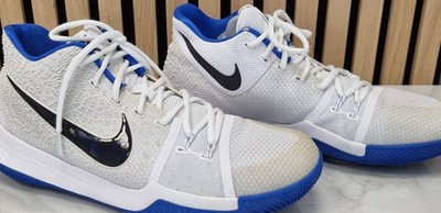 Nike Kyrie 3 White Chrome Blue 852395-102 Basketball Schuhe Sneaker Herren Gr 45