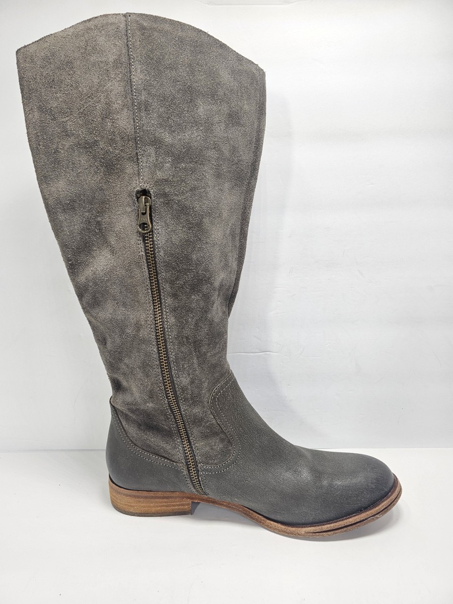 Kork Ease K53922 Tall Leather Suede Buckle Boots Women's Size 9 M